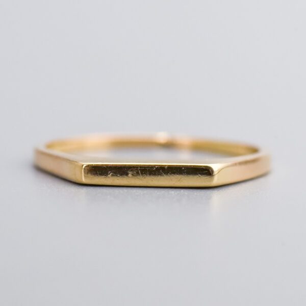 14ct Gold Stacking Signet Ring