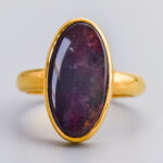 18ct Gold Opal Triplet Ring