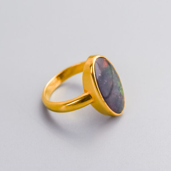 18ct Gold Opal Triplet Ring - Image 3