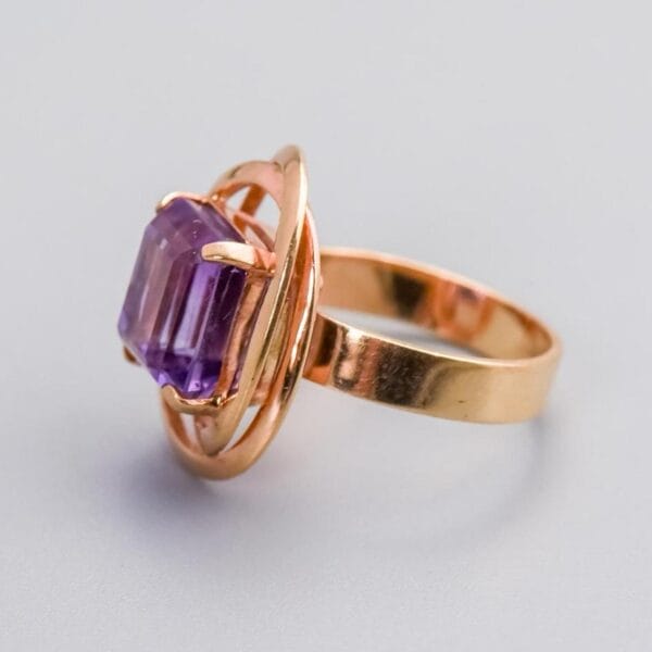 14K Gold Amethyst Ring - Image 4