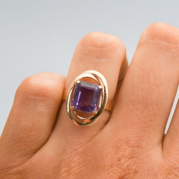 14K Gold Amethyst Ring - Image 2