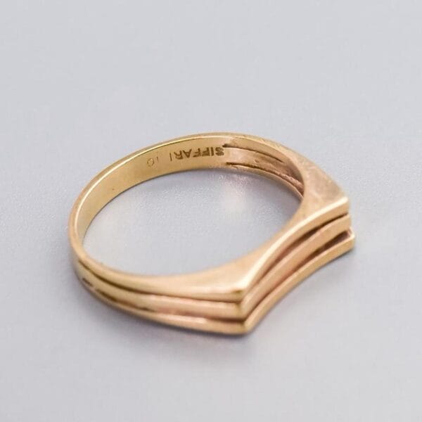 9K Gold ‘Siffari’ Ring - Image 3