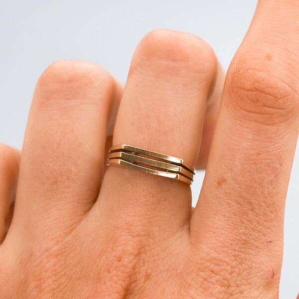 9K Gold ‘Siffari’ Ring - Image 2