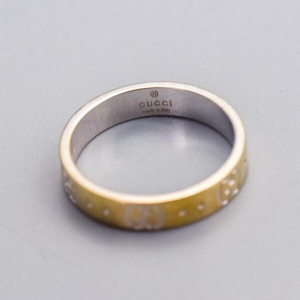 18K Gold Gucci Icon Ring - Image 3