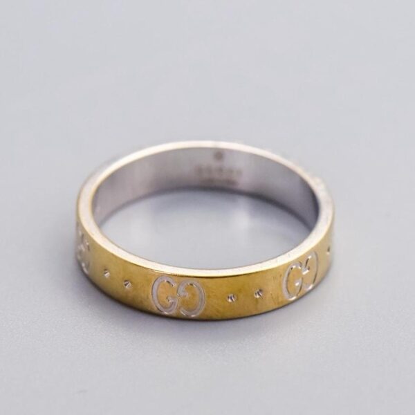 18K Gold Gucci Icon Ring - Image 5
