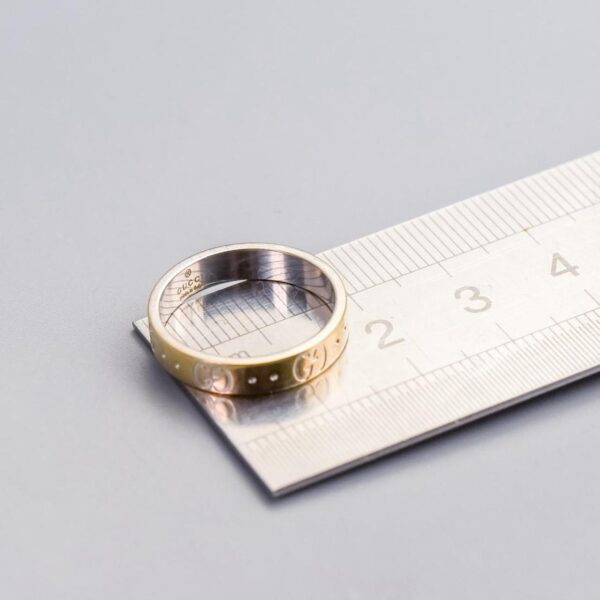 18K Gold Gucci Icon Ring - Image 6