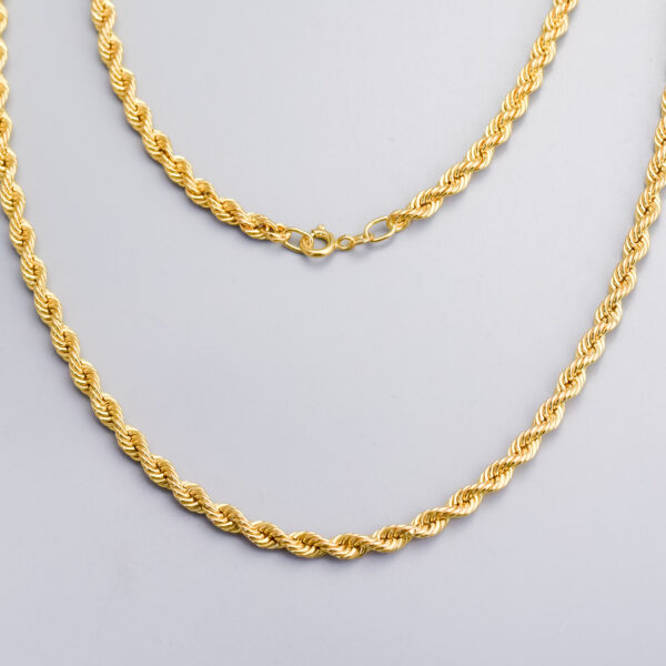 9ct Gold Rope Chain Necklace