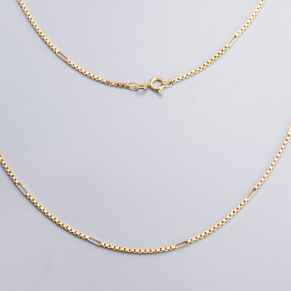 9ct Gold Figaro Box Chain Necklace