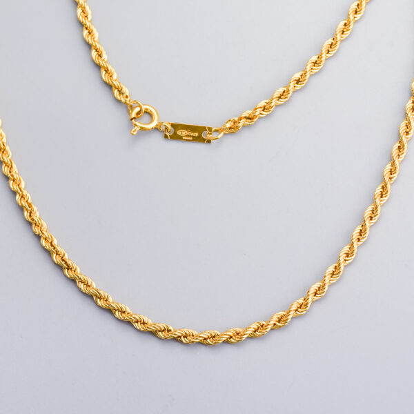 9ct Gold Rope Chain Necklace