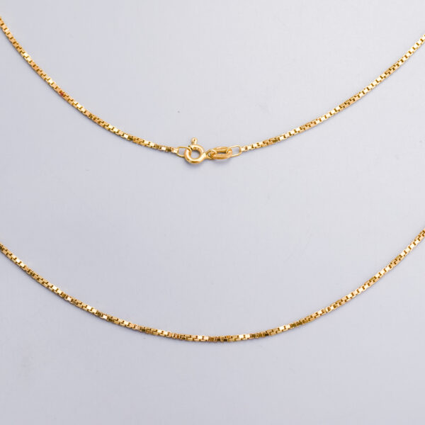 9ct Gold Fine Box Chain Necklace