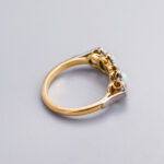 18ct Gold Antique Opal & Diamond Ring