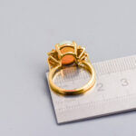 18ct Gold Opal & Diamond Ring