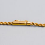 18ct Gold Egyptian Cartouche Pendant Necklace