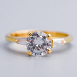 14ct Gold CZ Ring