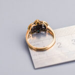 9ct Gold Victorian Seed Pearl & Turquoise Ring