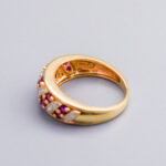 14ct Gold Ruby & Diamond Ring