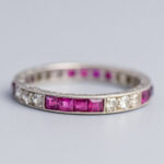 Platinum Ruby & Diamond Eternity Ring