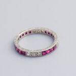 Platinum Ruby & Diamond Eternity Ring