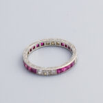 Platinum Ruby & Diamond Eternity Ring