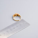 15ct Gold Victorian Garnet & Pearl Ring