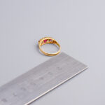 18ct Gold Antique Ruby & Diamond Ring