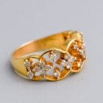 18ct Gold Diamond Multi-Cluster Ring