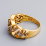 18ct Gold Diamond Multi-Cluster Ring