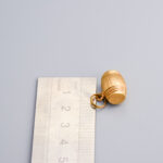 18ct Gold Barrel Pendant