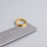 18ct Gold Two-Tone Diamond Half Eternity Ring
