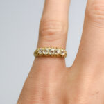 18ct Gold Antique Five Stone Diamond Ring