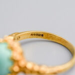9ct Gold Turquoise Ring