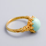 9ct Gold Turquoise Ring