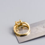 9ct Gold Princess-Cut Diamond Ring