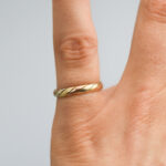 9ct Gold Multi-Tone Twist Band