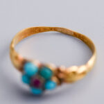 18ct Gold Georgian Forget-Me-Not Ring