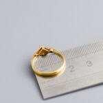 18ct Gold Art Deco Diamond Panel Ring