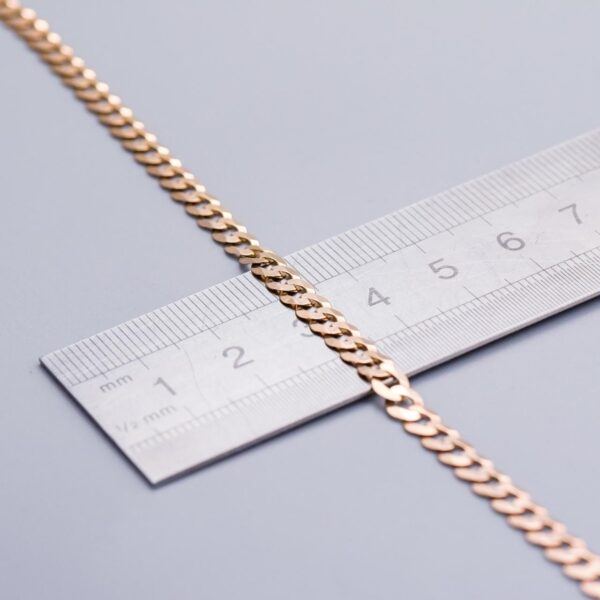 9K Gold Curb Chain Necklace