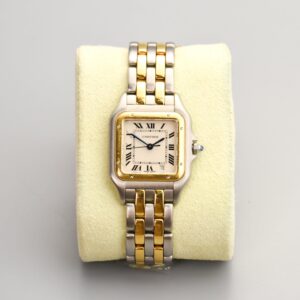 Cartier Panthère 27mm Date Gold and Steel Quartz Vintage Men’s Watch 2000's