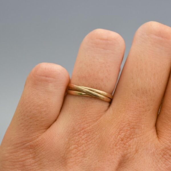 9K Gold Russian Wedding Band