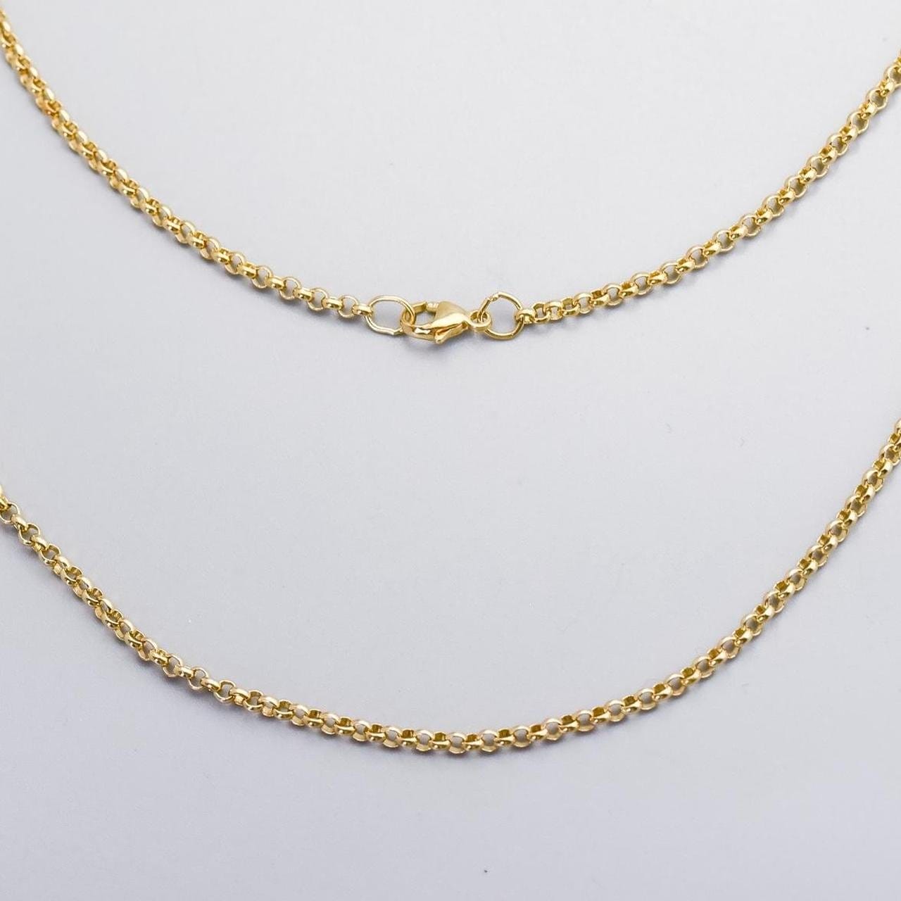 9K Gold Belcher Chain Necklace