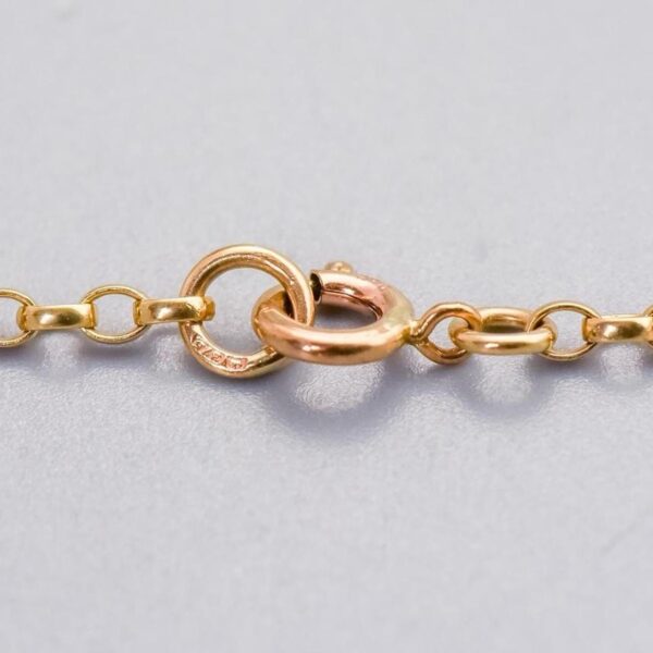 9K Gold Belcher Chain Necklace
