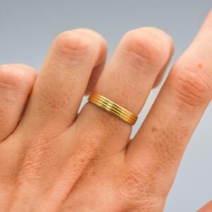 18K Gold Lined Band