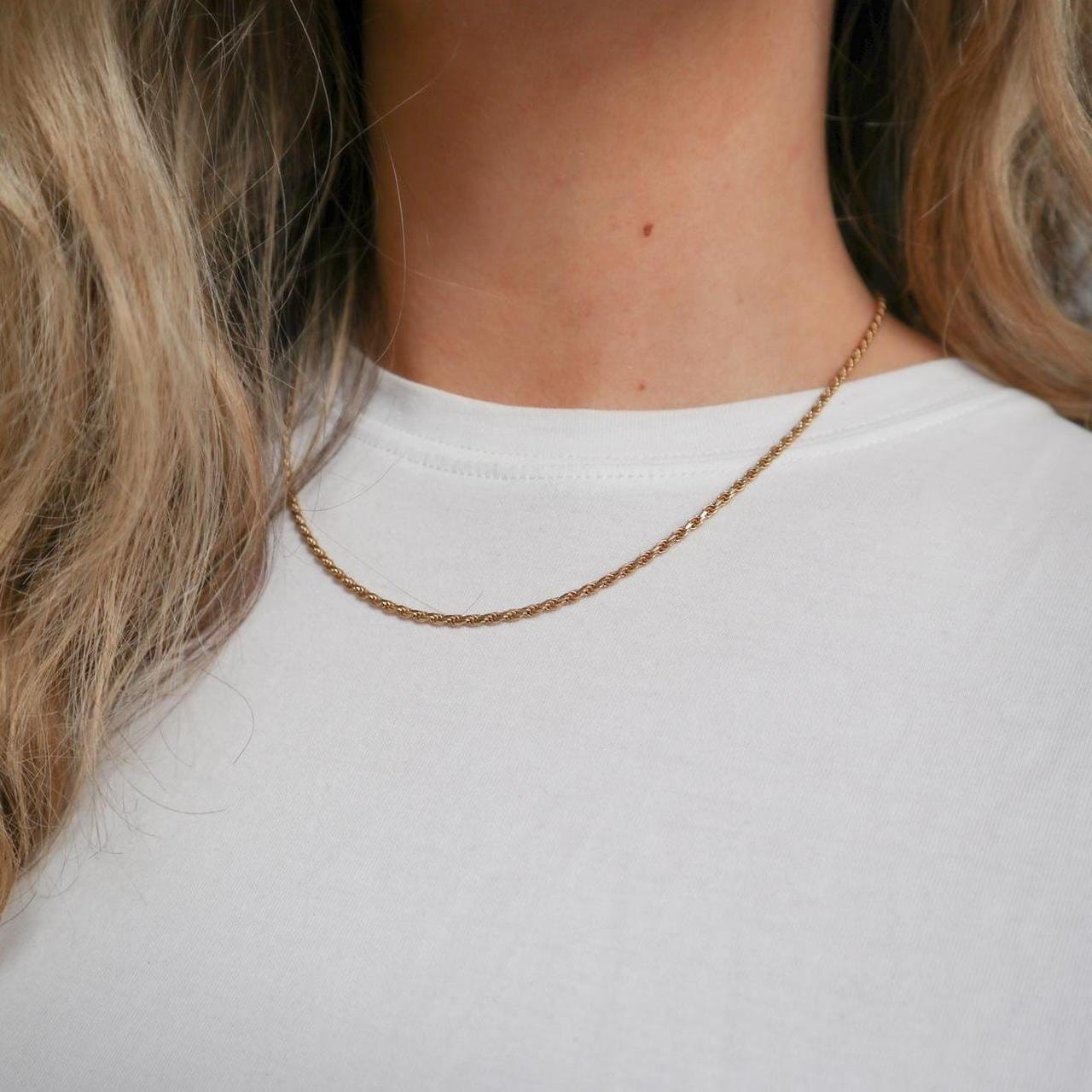 14K Gold Rope Chain
