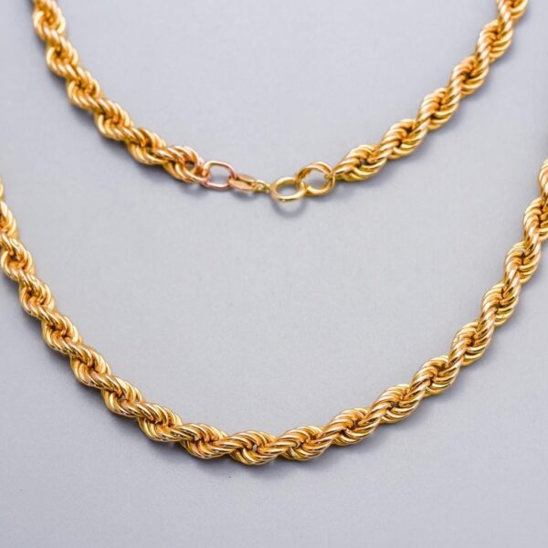 9K Gold Rope Chain