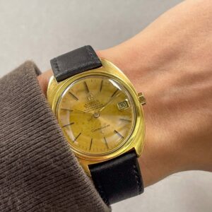 Omega constellation 18k gold mens watch late 1960s