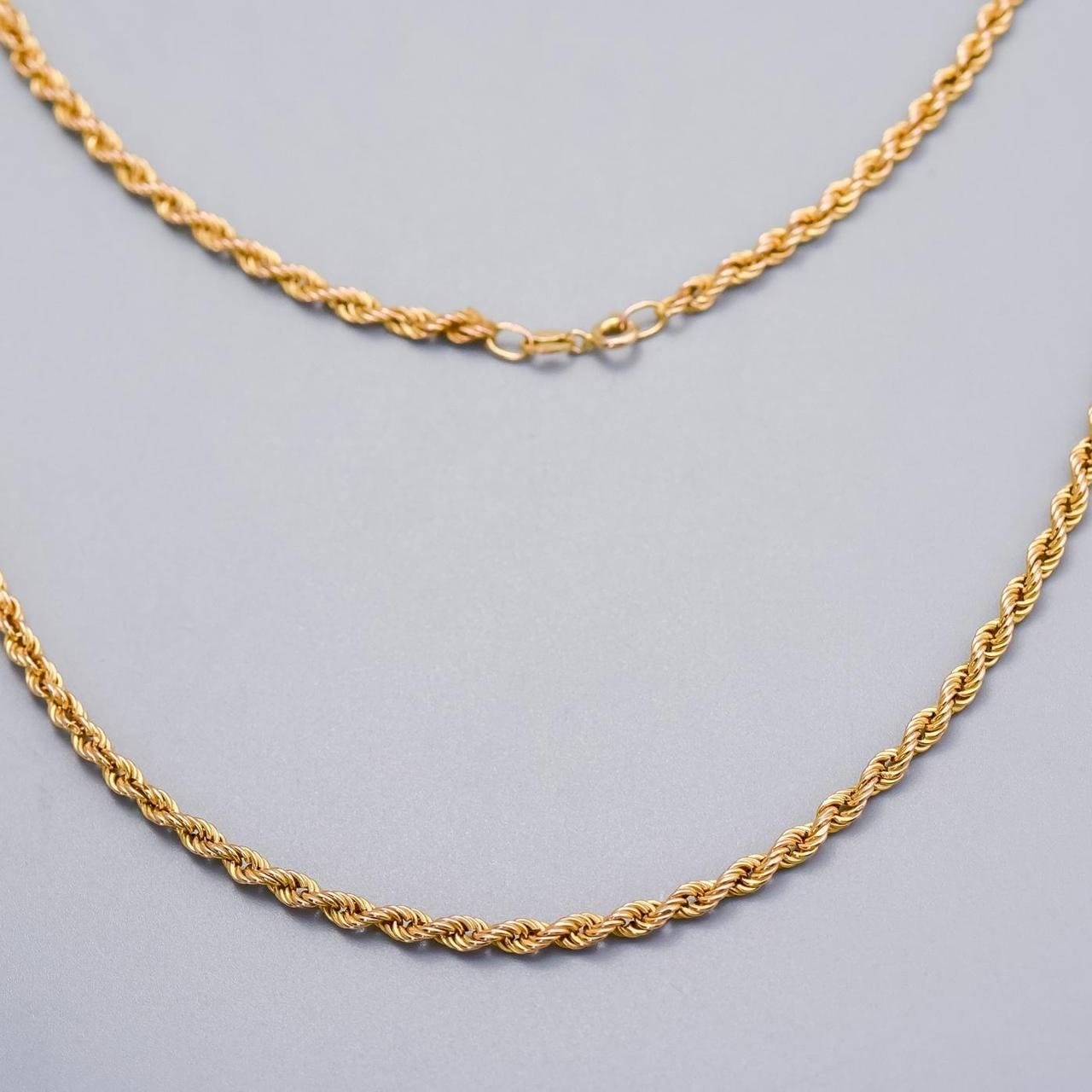 9K Gold Rope Chain