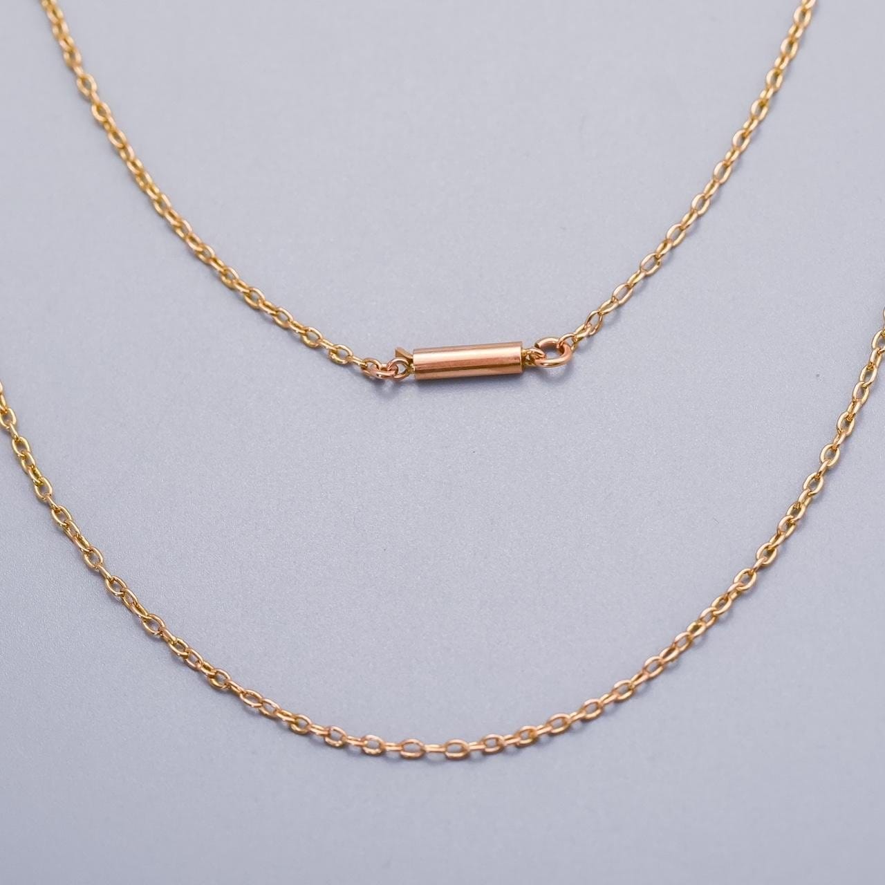 9K Gold Cable Chain