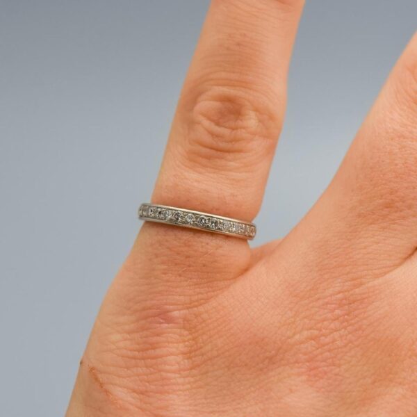 Platinum Diamond Eternity Band