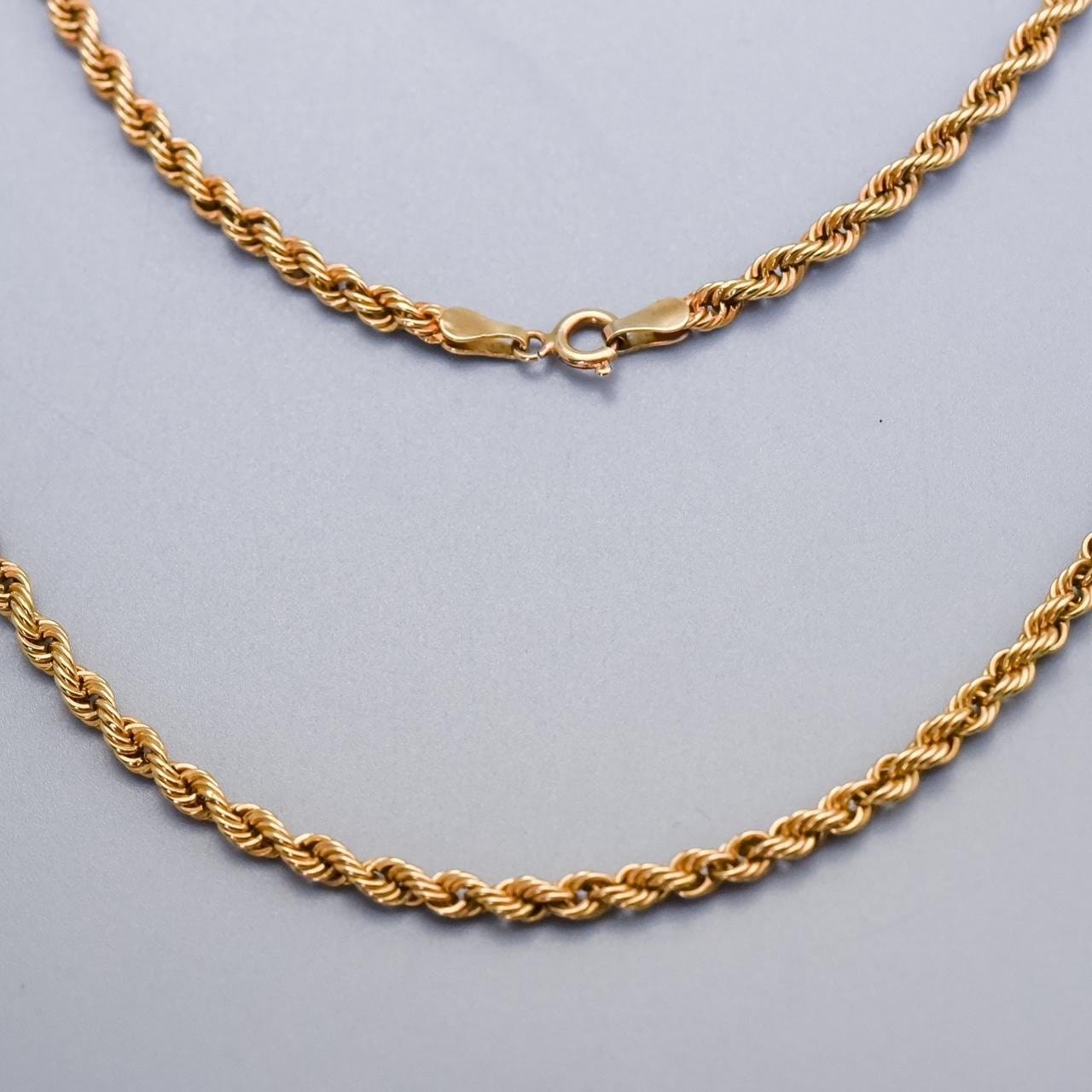 9K Gold Rope Chain