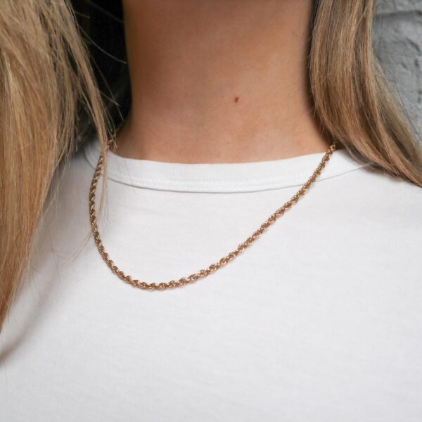 9K Gold Rope Chain